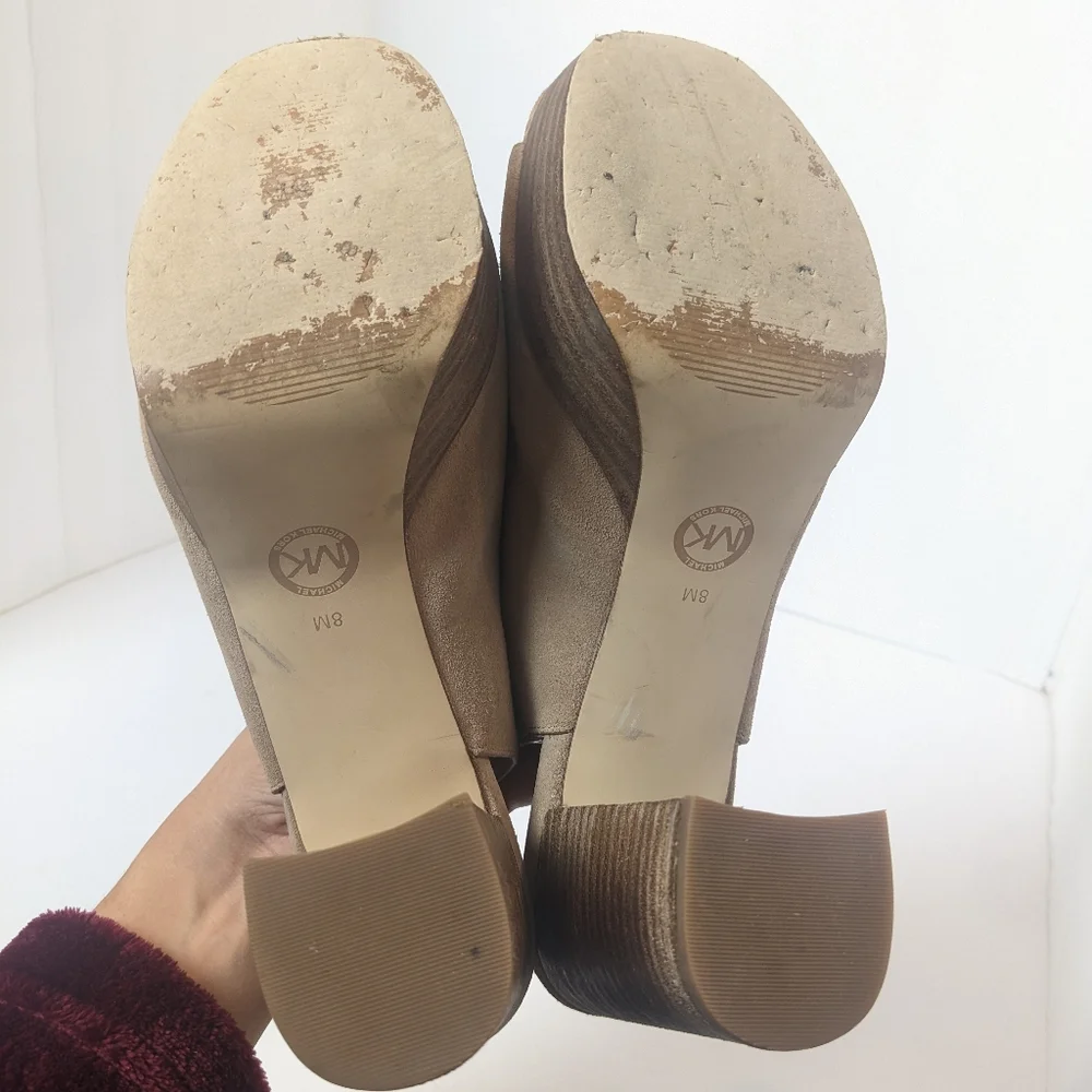 Michael kors suede Piper heels